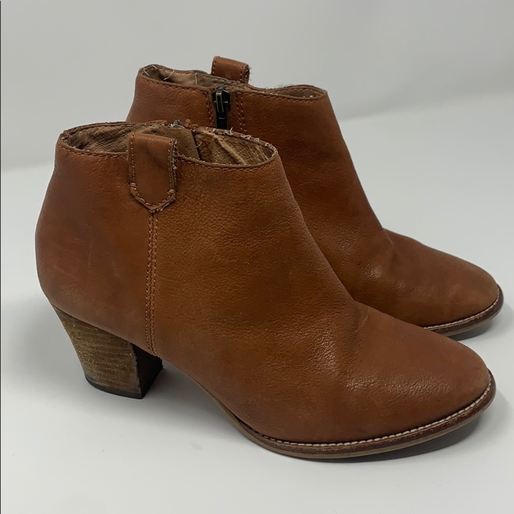 Madewell brown booties